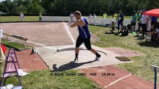 Shot put Meeting(2019) Halle / Germany.