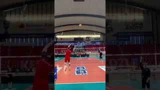 Professional Setter working on his high-ball setting! #volleyball #volley #setter #siatkowka