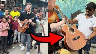 Epic Street Artist Upgrades My $200 Guitar... 