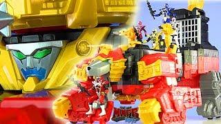 Lion Fire Fortress Zord Review! (Power Rangers Ninja Steel)