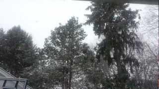 December 29th, 2012 Snowstorm - Summit, New Jersey - Moderate/Heavy Snow