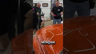 Оклейка капота антигравийной плёнкой
