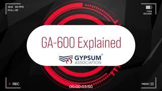 GA-600 Explained: General Explanatory Notes Fire Performance of Systems