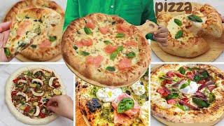 بيتزا نابولي الايطالية تماما كالمطاعم عجين كالقطن ومقرمش صلصات وحشوات خطيرة نوع الجبن والدقيق