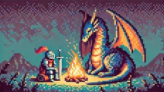 Alone With Your Dragon And A Campfire For 6 Hours (Medieval Ambient Music)