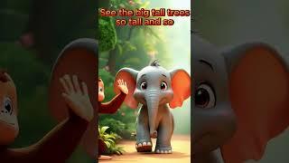 Baby elephants adventure - 1  #animalshorts #kidsshorts #kidslearning #elephant #animals #kidsfun