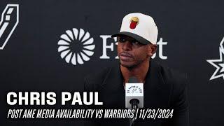 Chris Paul's Postgame vs Golden State Warriors | 11.23.2024