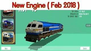 Indian train simulator - driving new engine (new update)