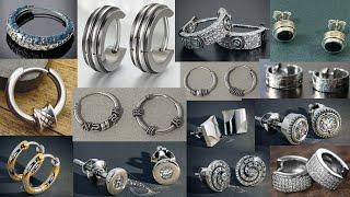 Silver earrings designs with price l silver earrings for men l silver hoop earrings....