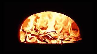 Cozy Ambiance: Burning Logs in a Fireplace - Crackling Fire Sounds for Relaxation