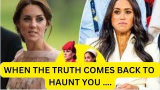 MEGHAN - WHEN TALES COME BACK TO HAUNT YOU …#meghan #meghanmarkle #royal