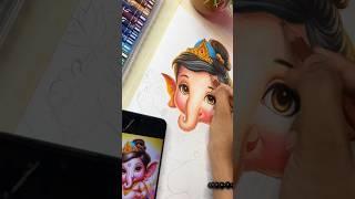 Cute Ganesh ji drawing #shorts #drawing #art #ganesh #ganeshchaturthi #shortsfeed