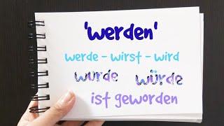 Глаголът 'werden' като самостоятелен и спомагателен глагол (A1, A2, B1, B2)