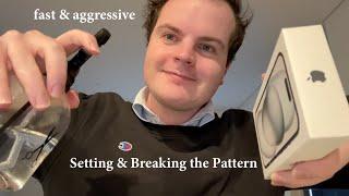 Fast & Aggressive ASMR Setting and Breaking the Pattern (Fast Tapping & Scratching +)