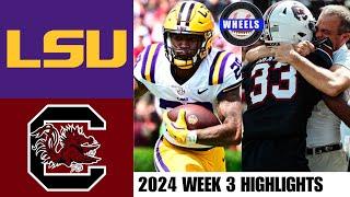 #16 LSU vs South Carolina (AMAZING!) | Full Game Highlights | 2024 College Football Highlights