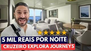 O QUE ENCONTRAMOS NA CABINE DE LUXO DO CRUZEIRO EXPLORA JOURNEYS? Quanto Custa Viajar de Cruzeiro?