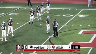 Boys Varsity Football. Indian Hill vs Taylor. 10-5-18 (Homecoming)