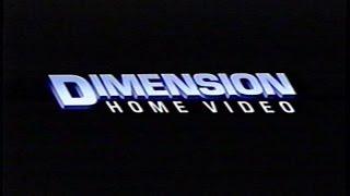 Dimension Home Video (1996) Company Logo (VHS Capture)