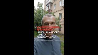 Как восстановить микрофлору кишечника после приёма антибиотиков