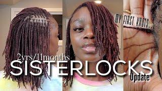 2YRS/11MONTHS SISTERLOCKED|4PT ROTATION PERFECTED|KNOTS|CIMPLYCECE #sisterlockjourney #sisterlocks