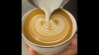 Latte Art Basic Rosseta #coffee#lattee