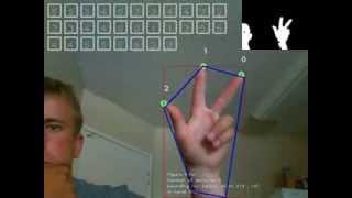 Hand and finger Tracking using OpenCV Computer Vision