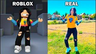 ME CONVIERTO EN MI AVATAR DE ROBLOX POR 1 DÍA | paolazgames