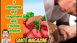 7 aliments qui augmentent l’acide urique