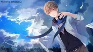 Nightcore - Scars To Your Beautiful [Male Version]