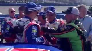 Joey Logano and tony Stewart fight never before seen footage