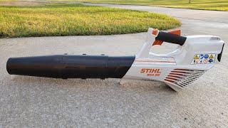 Stihl BGA56 Battery Blower Review And Battery Test