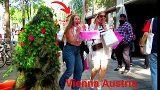 NEW AWESOME REACTIONS IN VIENNA(AUSTRIA)bushman pranks 2022#shahvlog #prank#austria#newbushmanprank