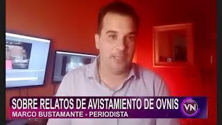 EL PERIODISTA MARCO BUSTAMANTE HABLÓ DESDE ARGENTINA SOBRE SU ÚLTIMO TRABAJO PERIODÍSTICO.