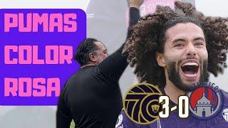 PUMAS 3-0 ATLETICO SAN LUIS | EL PUMAS QUE DA GUSTO VER. LA TARDE DE CHINO Y QUISPE | EL COLOR