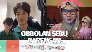 BELAJAR BARENG LINTAS BAHASA BARENG AJUSHI GANTENG SATU INI | OME TV | OMEGLE