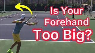 Fix Your Big Forehand Backswing (Simple Tennis Technique)