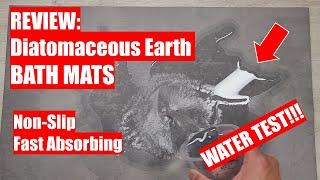 REVIEW: Diatomaceous Earth Bath Mat - WATER TEST!