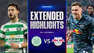 Celtic vs. RB Leipzig: Extended Highlights | UCL League Phase MD 4 | CBS Sports Golazo