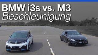 BMW i3s vs. M3 - Beschleunigung/Drag Race | Test