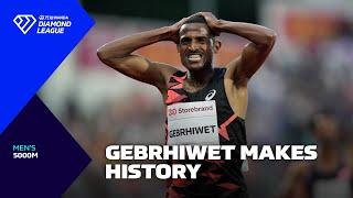 Hagos Gebrhiwet runs 2nd-fastest time in history in Oslo 5000m - Wanda Diamond League 2024