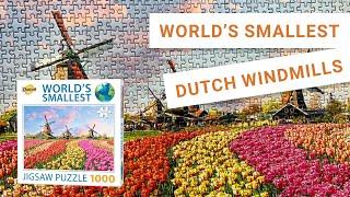 Time lapse: Dutch Windmills | Cheatwell Games World's Smallest Puzzle 1000 pieces