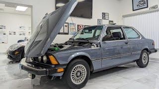 Just arrived. 1-Owner, 1983 BMW 320i, 5-Speed manual.