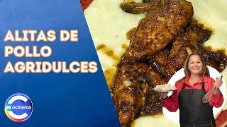 ¡ALITAS DE POLLO AGRIDULCES con puré!  Receta económica y rendidora | Cocineros argentinos