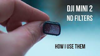 DJI Mini 2 ND Filters - How I use Drone ND Filters