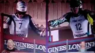 Bode Miller vs Ted Ligety -  Slalom Moscow