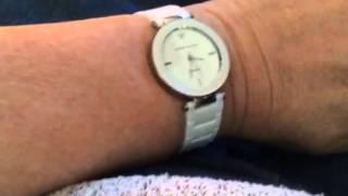 Anne Klein AK1019WTWT Diamond Accented Ceramic Bracelet Watch Review