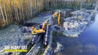Amphibious Excavator Remu Big Float E22