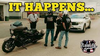 We got pulled over | Our Time in Sturgis has come to an end...