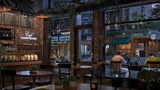 New York Coffee Shop Ambience with Immersive Animations / Rain Sounds for Study Focus and Relaxation