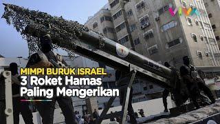3 Roket Mematikan Hamas Ini Bikin Israel Ketar-ketir